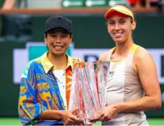 168网球直播：WTA1000印第安维尔斯公开赛！谢淑薇夺女双冠军，重返第一！