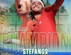 168网球直播：ATP1000蒙特卡洛大师赛！西西帕斯2-0击败鲁德，夺下冠军！