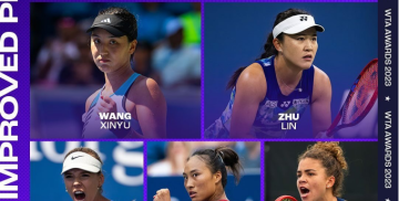 郑钦文、王欣瑜、朱琳携手入选WTA年度大奖提名  -168网球直播