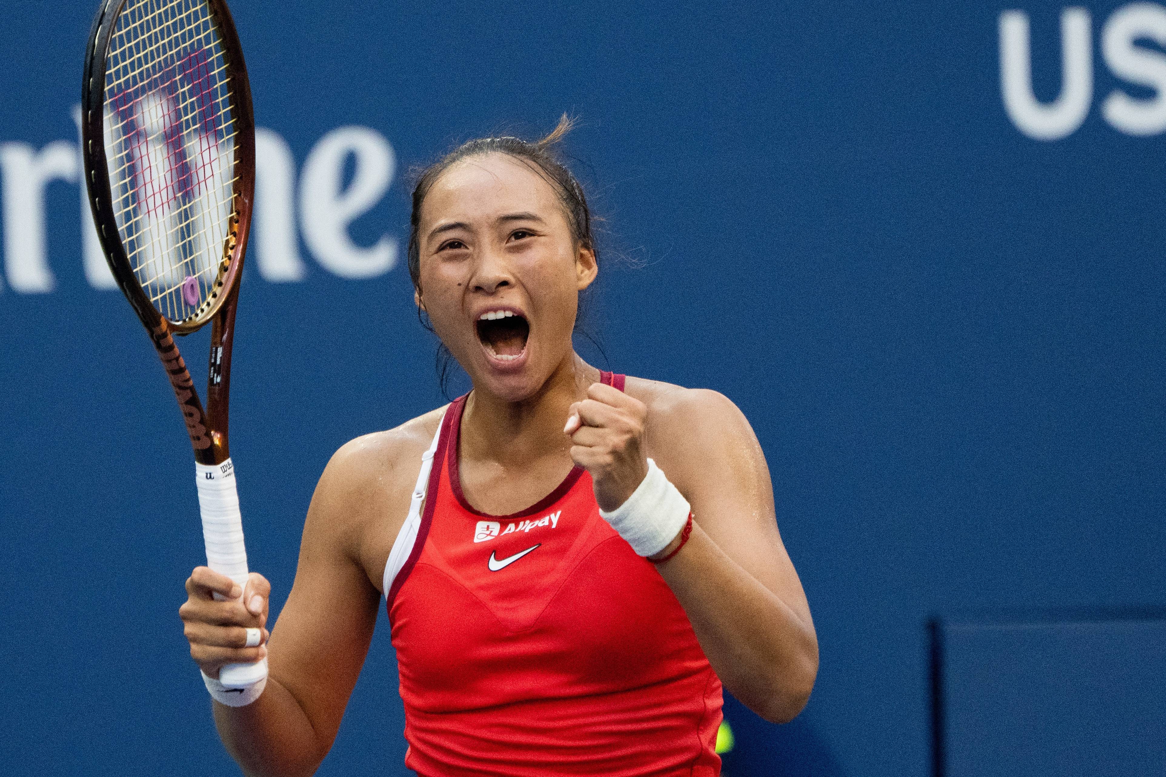 （体育）网球——美网：郑钦文晋级女单八强